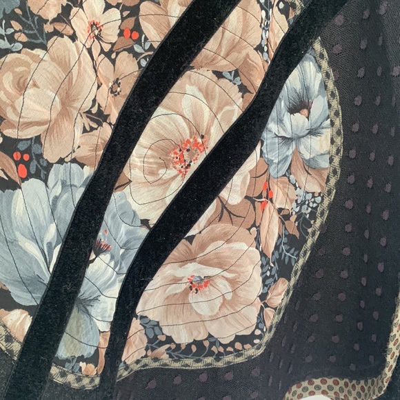 KOOS Van Den Akker New York Wool Wrap Skirt Embroidered Lagenlook Size 10 - Picture 3 of 12